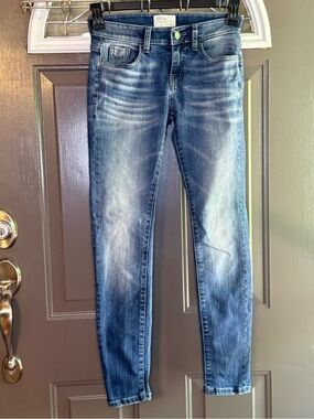 BKE Women's Skinny Jeans - Washed Blue